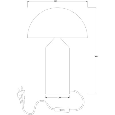 Интерьерная настольная лампа Eleon FR5218TL-01BS