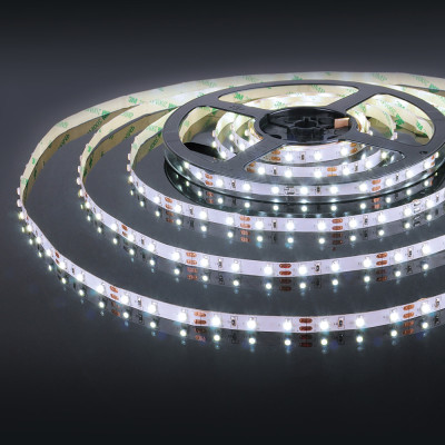 Светодиодная лента 12V 4,8W N Набор светодиодной ленты 12V 4,8W 60Led 2835 IP20 холодный белый, 5м