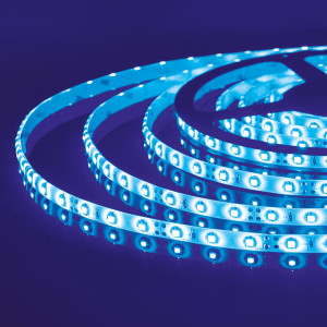Светодиодная лента 12V 4,8W Лента светодиодная 12V 4,8W 60Led 2835 IP65 синий, 5м