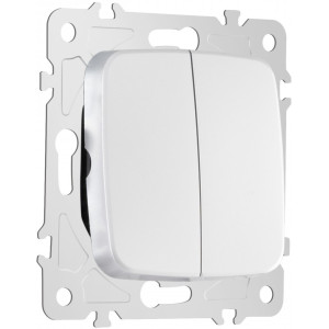 Выключатель am-205 205.32-2.silver