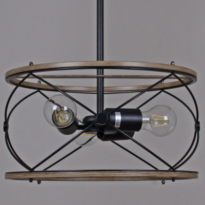 Подвесной светильник  IL1008-3P-05 BK WOOD