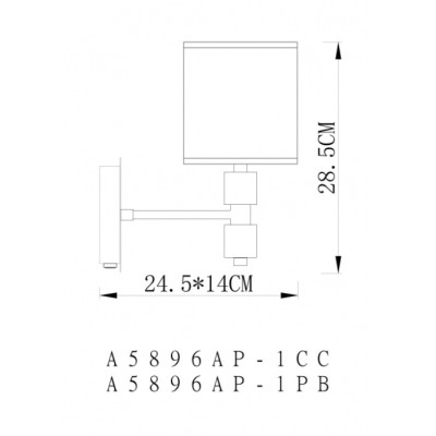 Бра North A5896AP-1CC