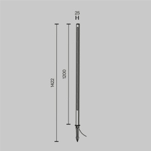 Грунтовый светильник Pole O440FL-L18GF3K