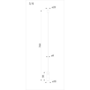 Стойка CODE 1.2 Double Stand H700 B DL20224