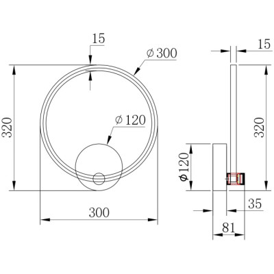 Бра Errai A2195AP-1BK